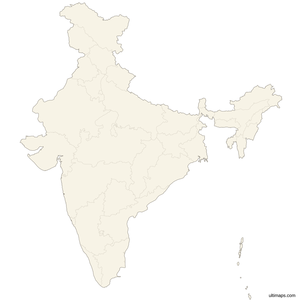 India IoT device network map