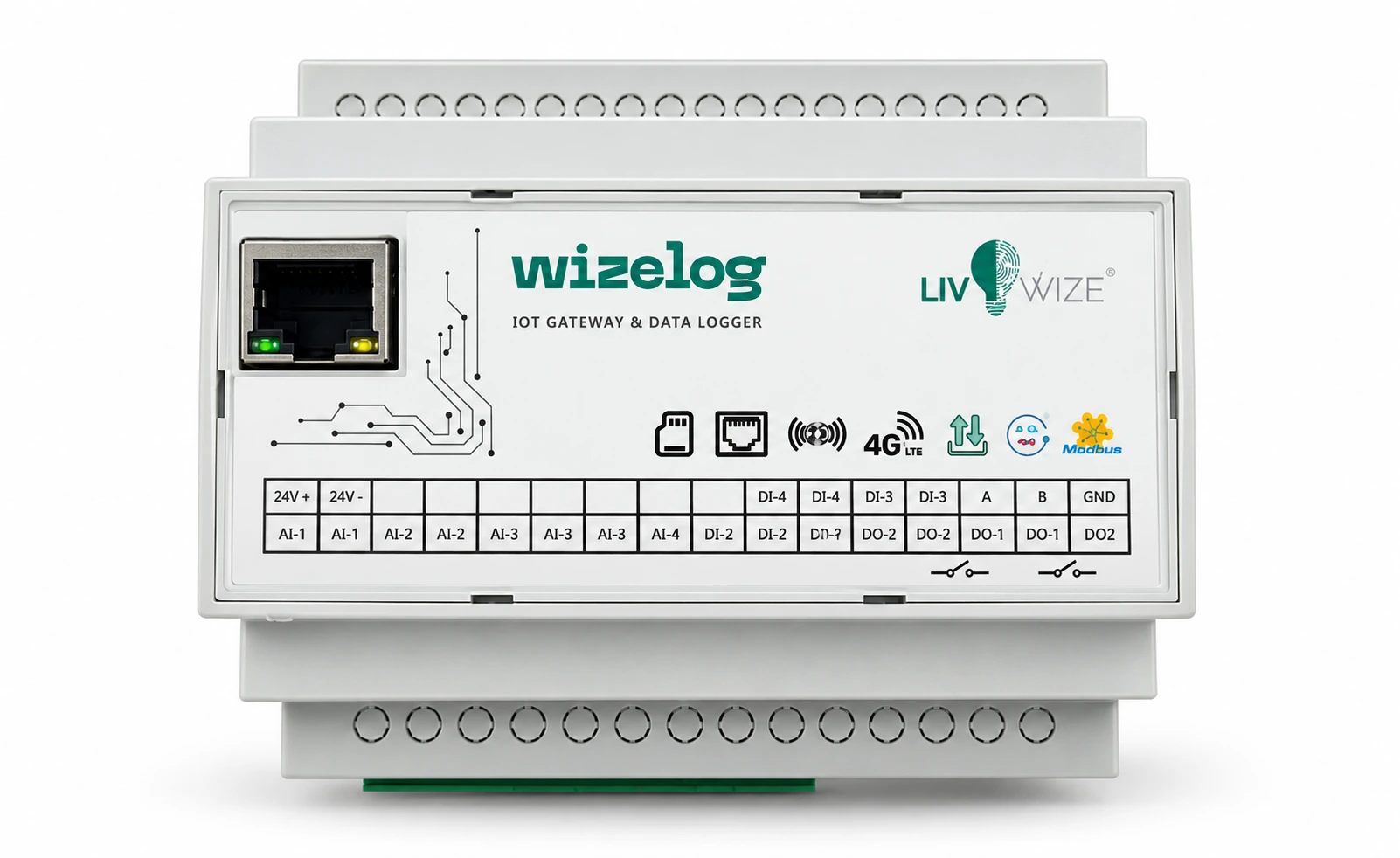 Wizelog IoT data logger and gateway