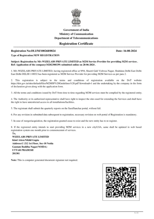 M2M Service Provider